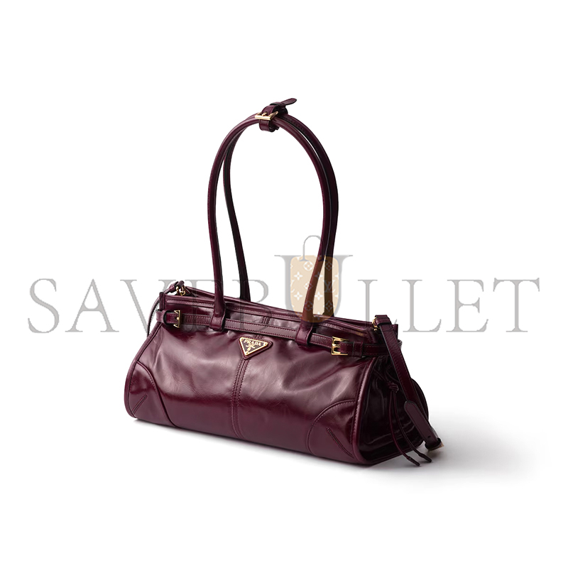PRADA BONNIE MEDIUM LEATHER HANDBAG 1BA426 (32*15.5*12cm)
